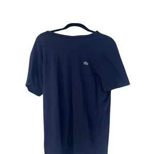 Lacoste Crewneck Tee – Timeless & Versatile. 21” Pit to Pit